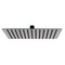 Alfi Brand Matte Black Stainless Steel 12" Square Ultra-Thin Rain Shower Head RAIN12S-BM - alternate 1